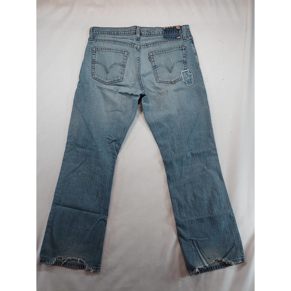 Levi's 527 Low Boot Cut Mens Jeans 34W x 32L - Picture 3 of 10